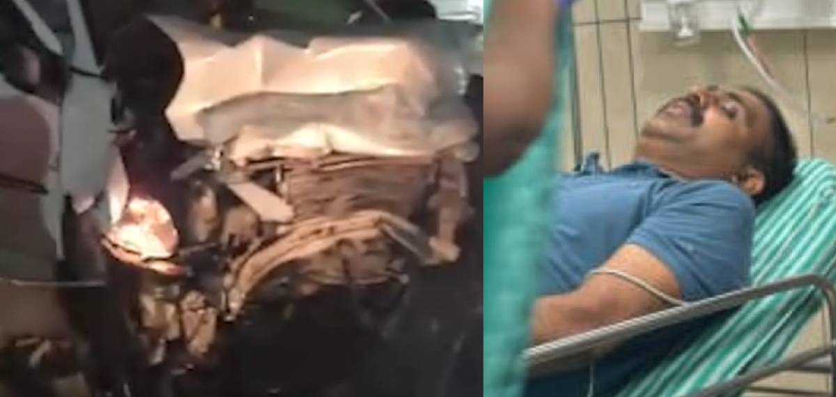 അബിന്‍ വര്‍ക്കി സഞ്ചരിച്ച വാഹനം അപകടത്തില്‍പ്പെട്ടു; എംഎല്‍എ ഉള്‍പ്പടെ നാല് പേര്‍ക്ക് പരിക്ക്